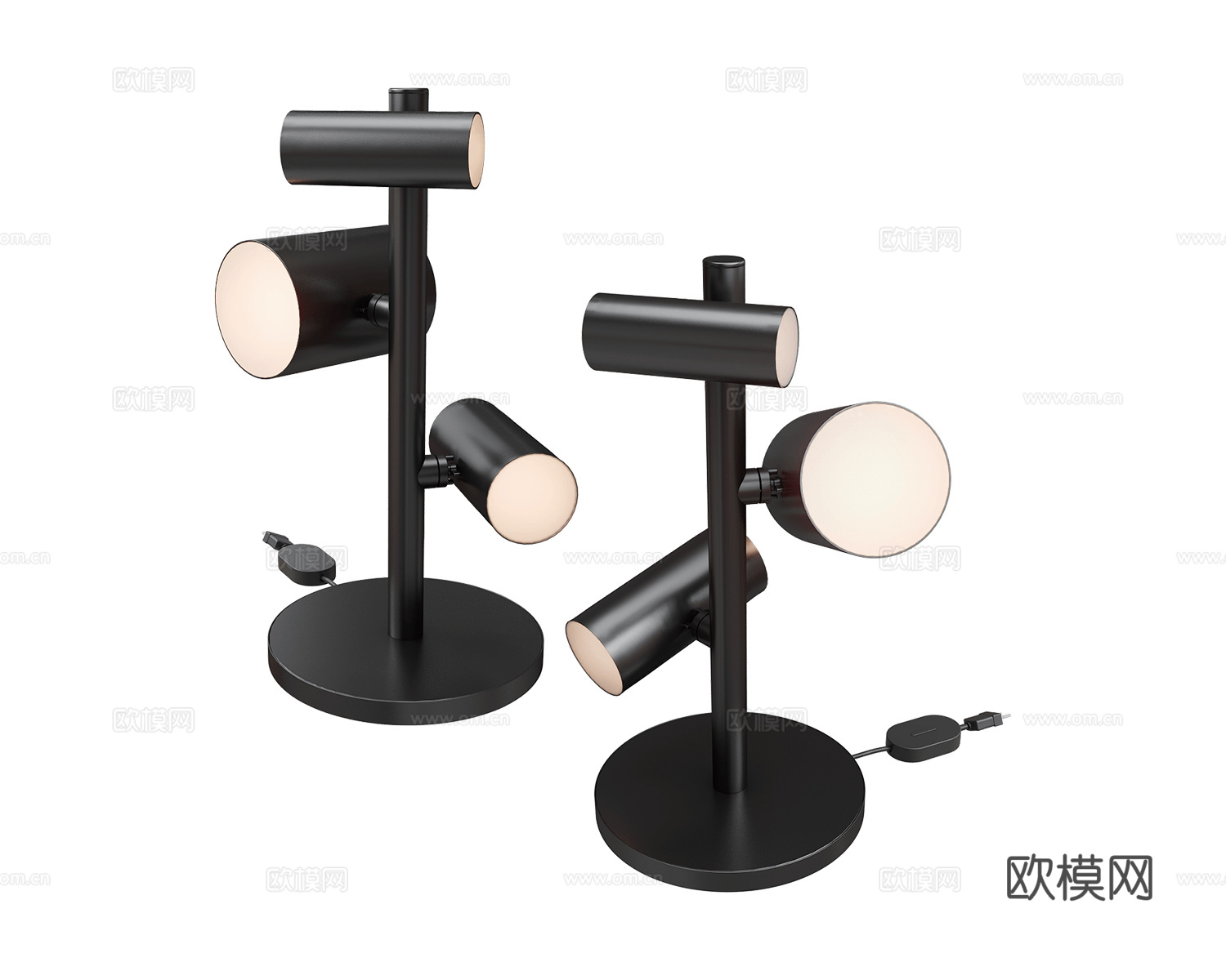 GHIDINI1961 意式台灯3d模型下载（渲染图3）