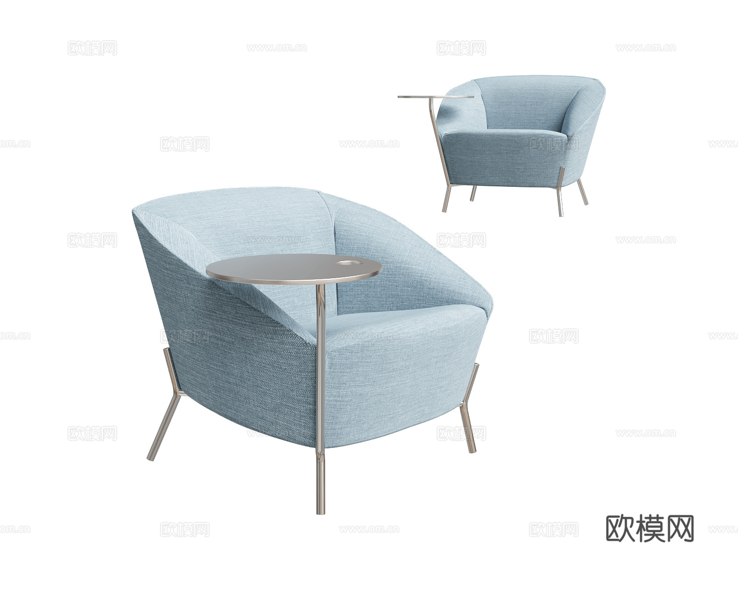 Milani 单人沙发3d模型下载