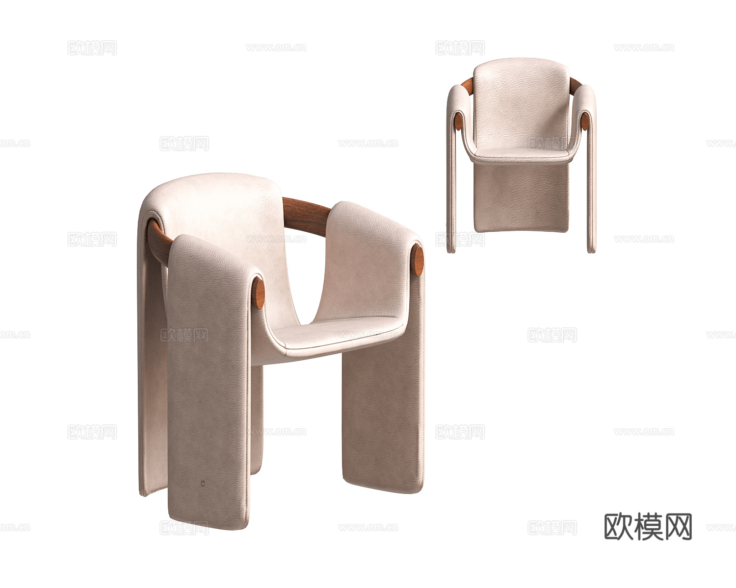 Paolo Castelli 意式餐椅3d模型下载