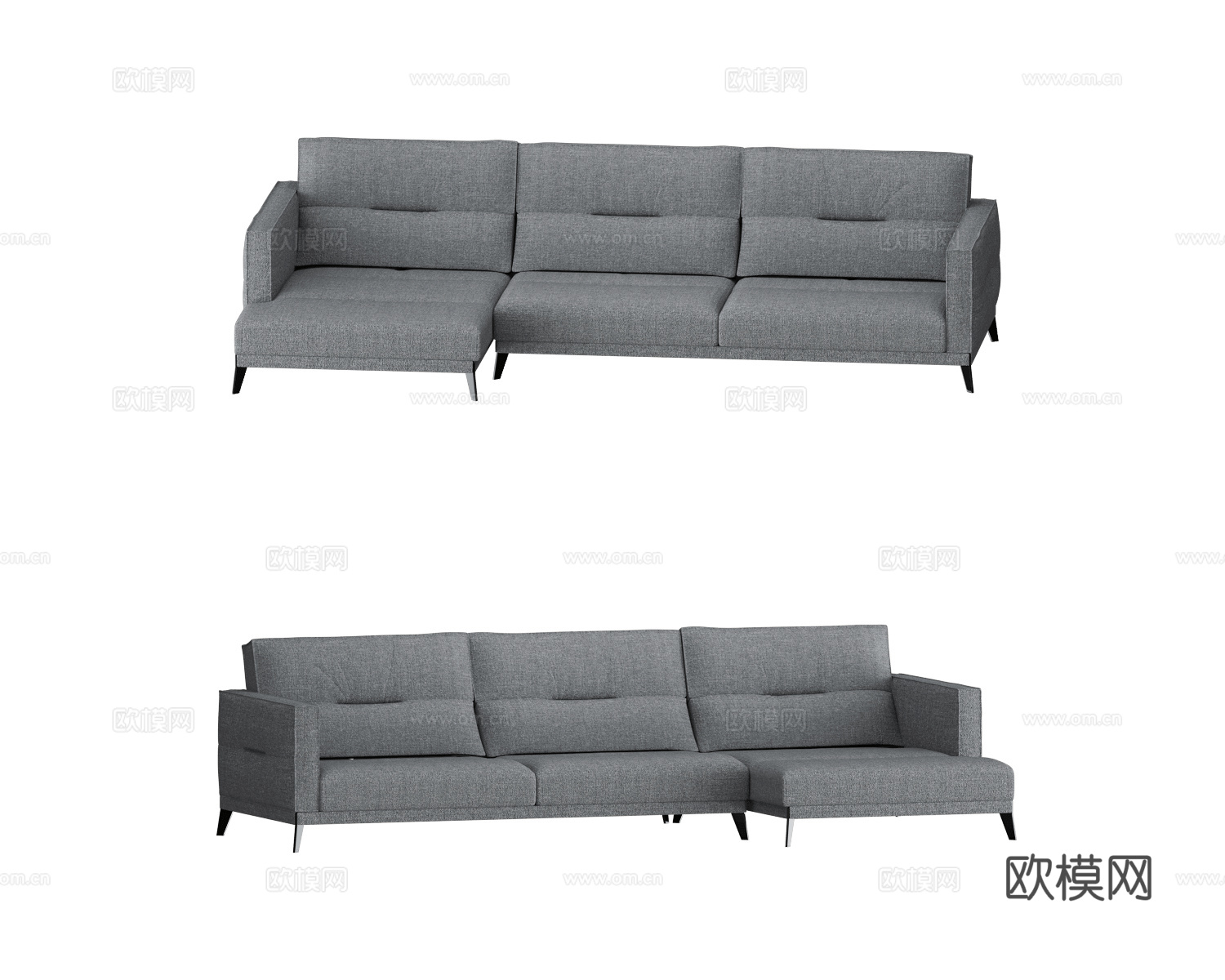 Saiwala 转角沙发3d模型下载