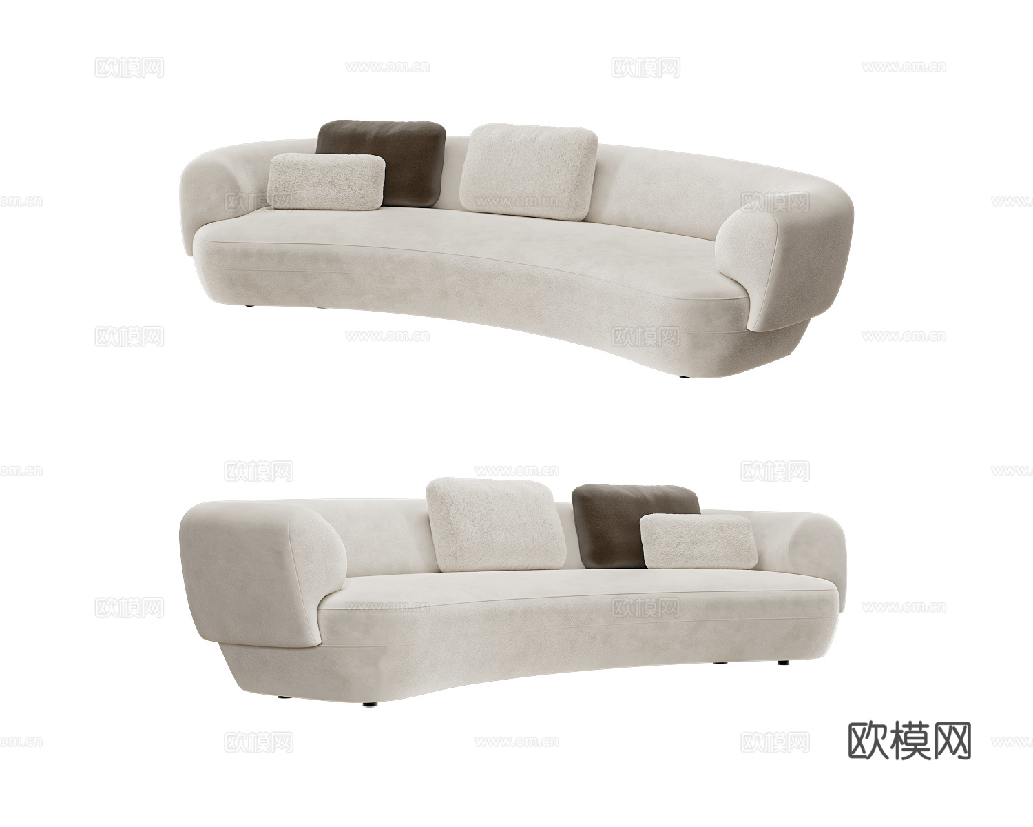 Vibieffe 多人沙发3d模型下载