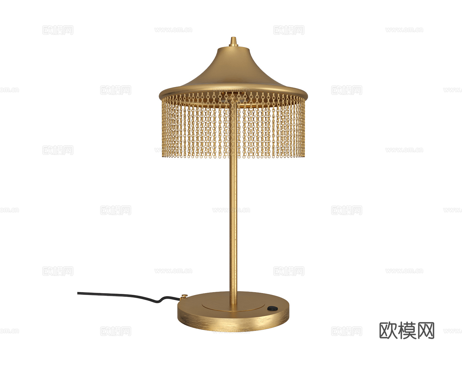 Pikart 轻奢台灯3d模型下载