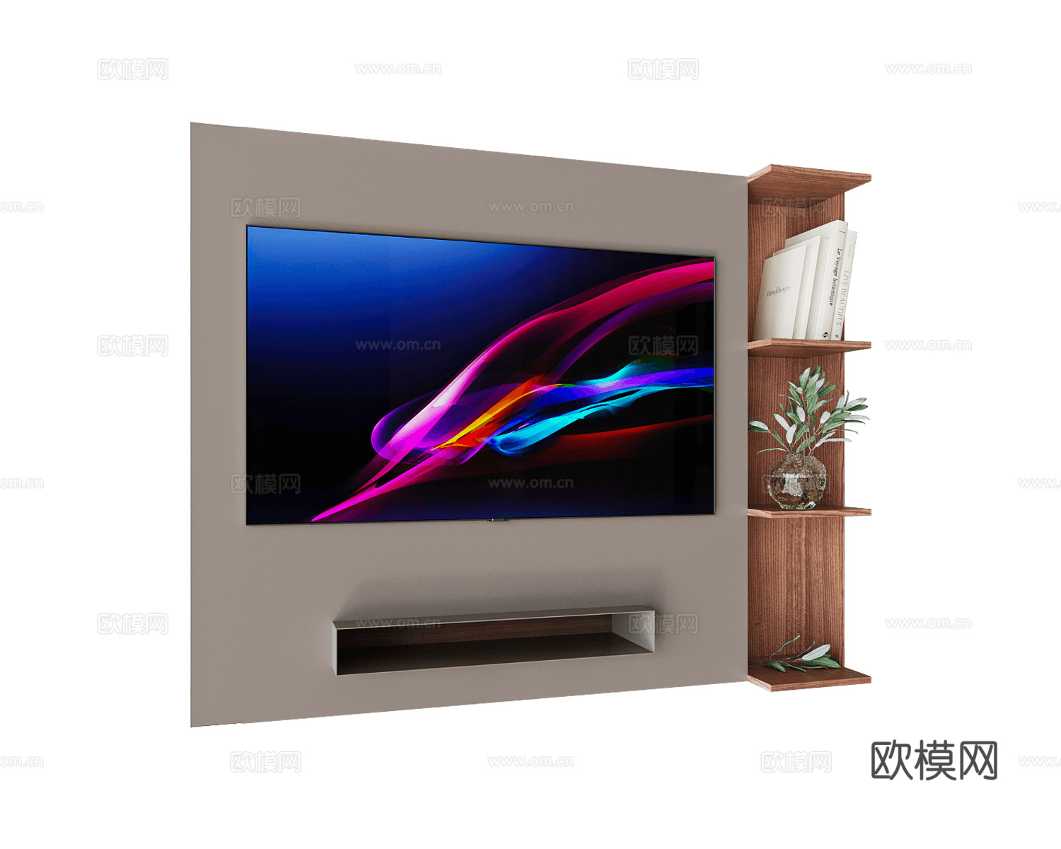 Pacini & Cappellini 整墙电视柜3d模型下载