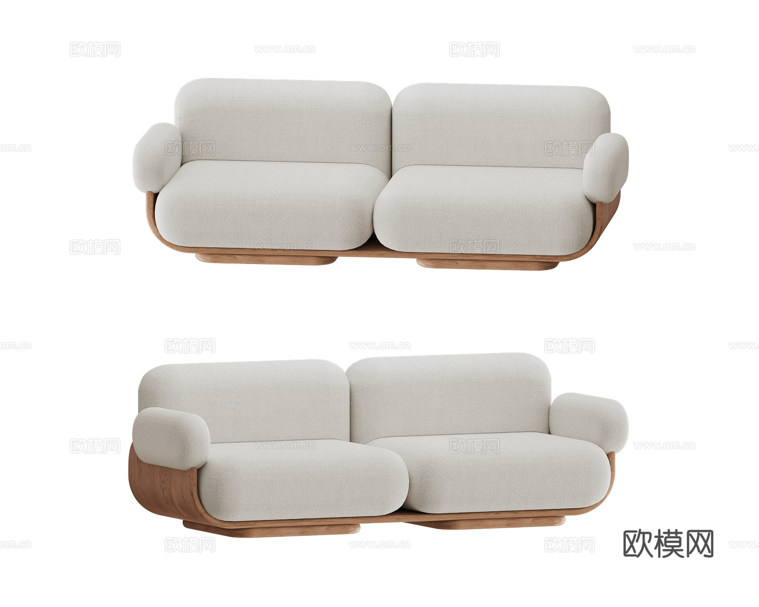 Arbore 双人沙发3d模型下载