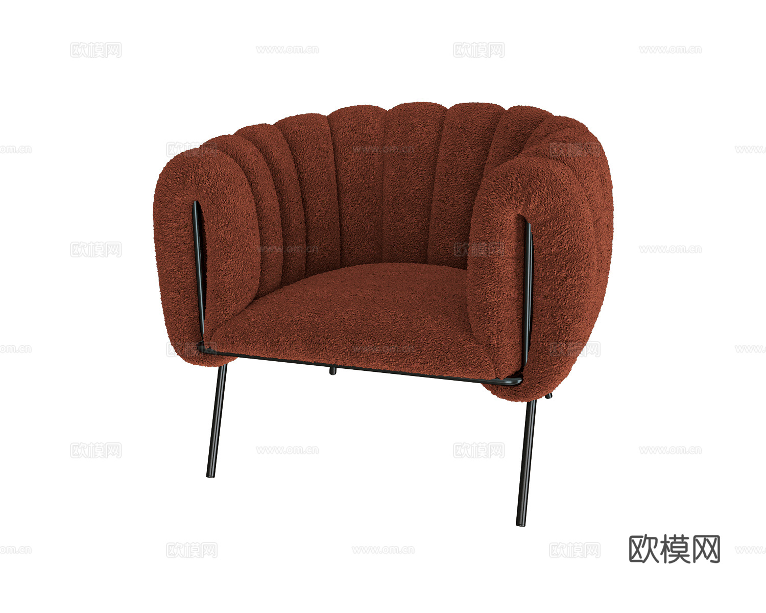 DIZA Collective 意式休闲椅3d模型下载（渲染图1）
