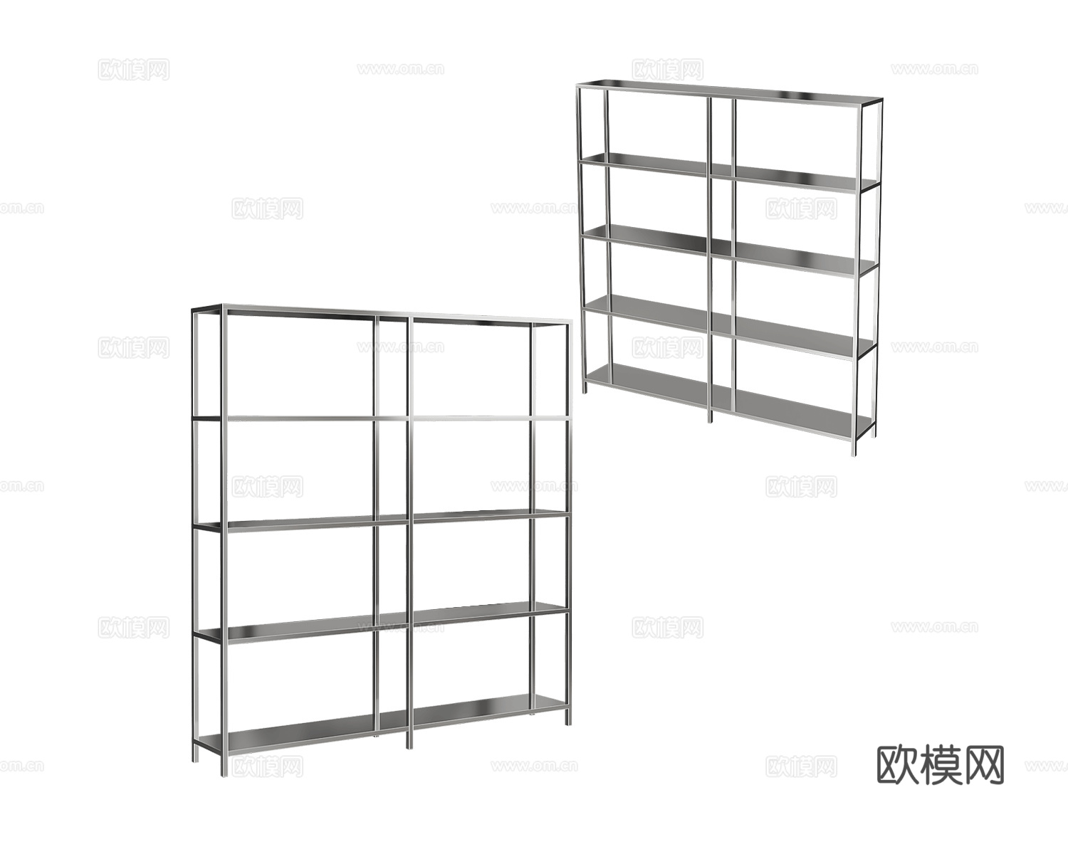 MDF Italia 书架3d模型下载