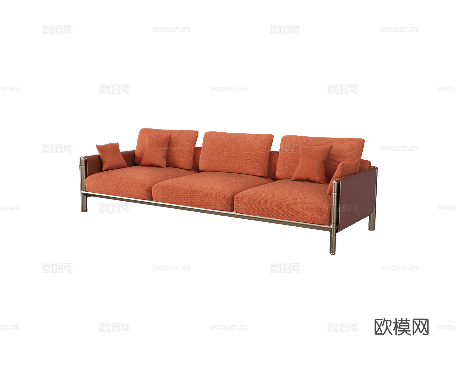 GHIDINI1961 三人沙发3d模型下载（渲染图2）