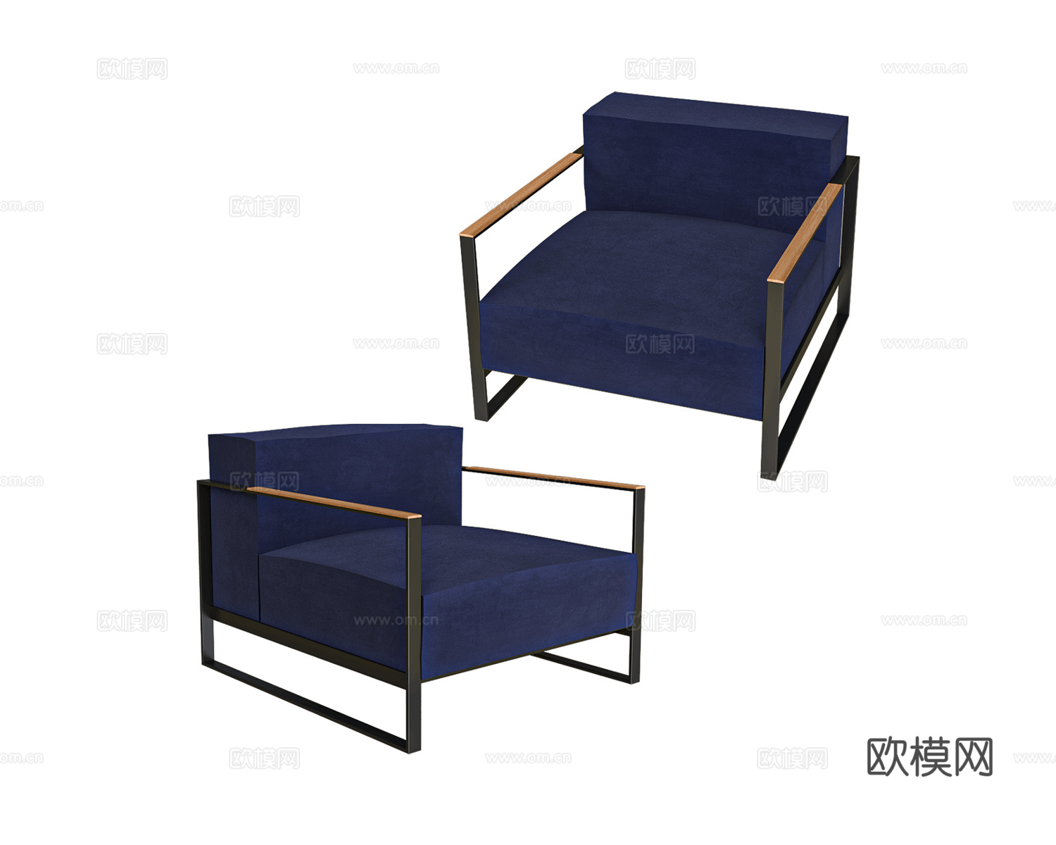 Röshults 单人沙发3d模型下载