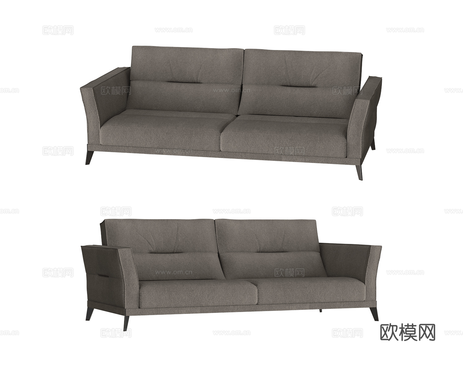 Saiwala 双人沙发3d模型下载
