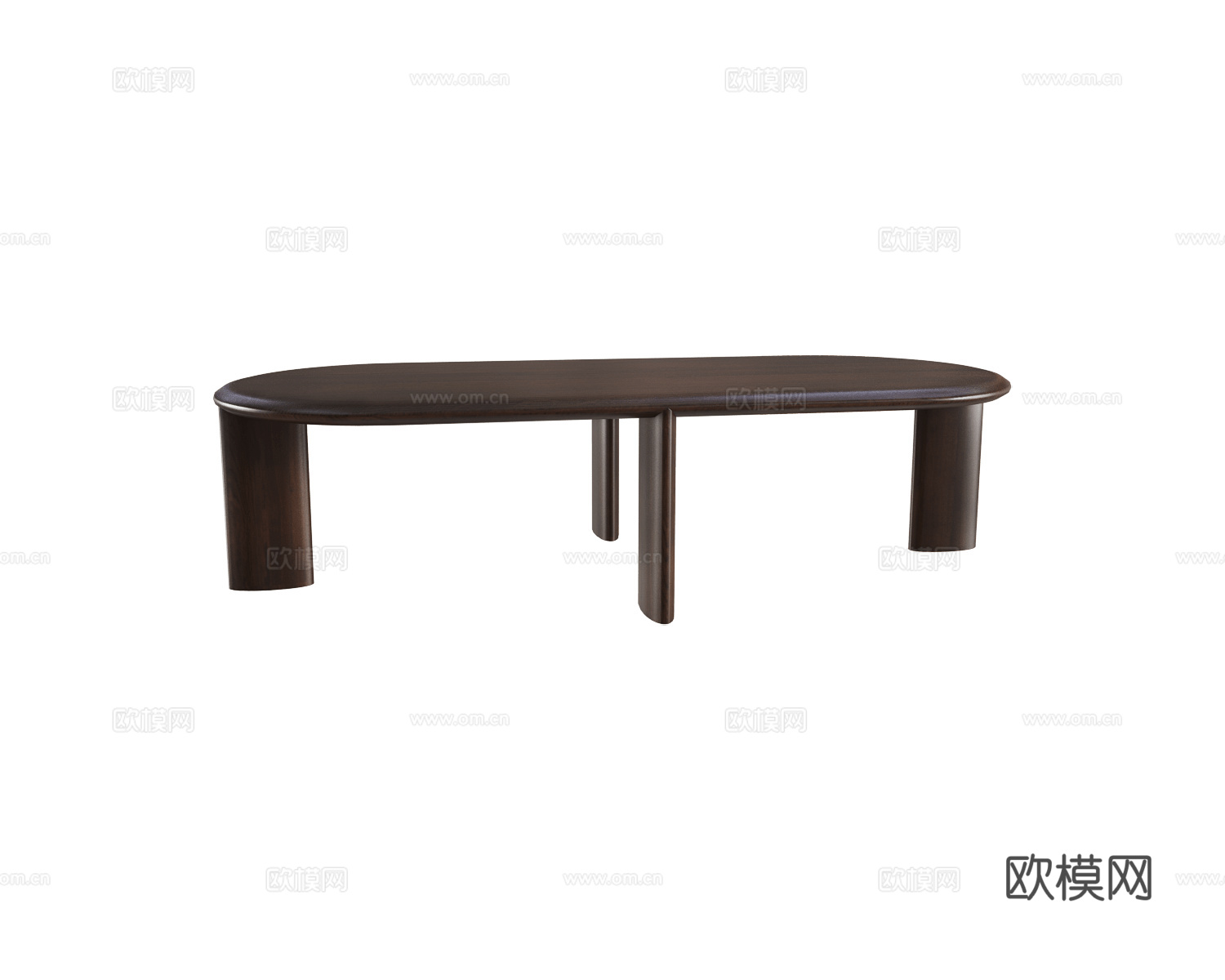 L.Ercolani 中古风茶几3d模型下载（渲染图2）