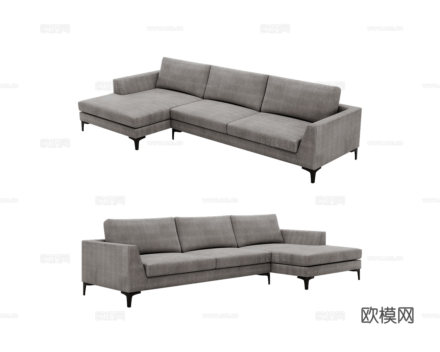 Mirlachev 转角沙发3d模型下载