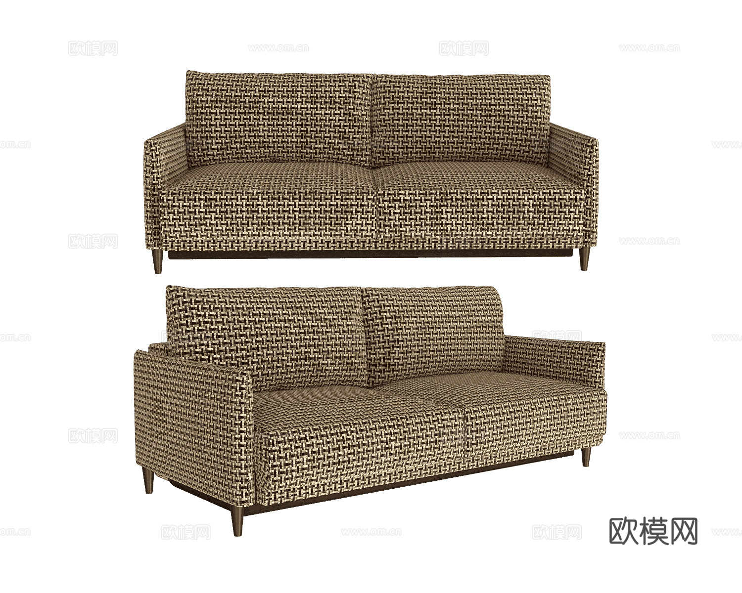 Ivasa 双人沙发3d模型下载