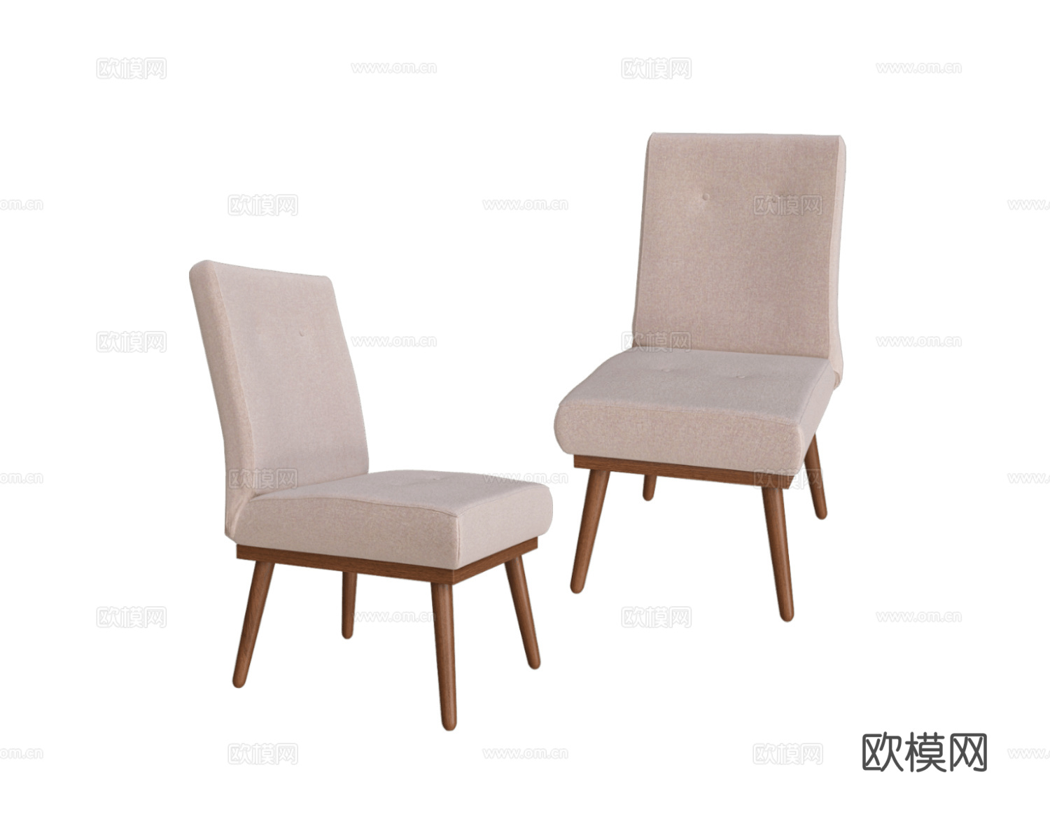 Scandicsofa 美式餐椅3d模型下载