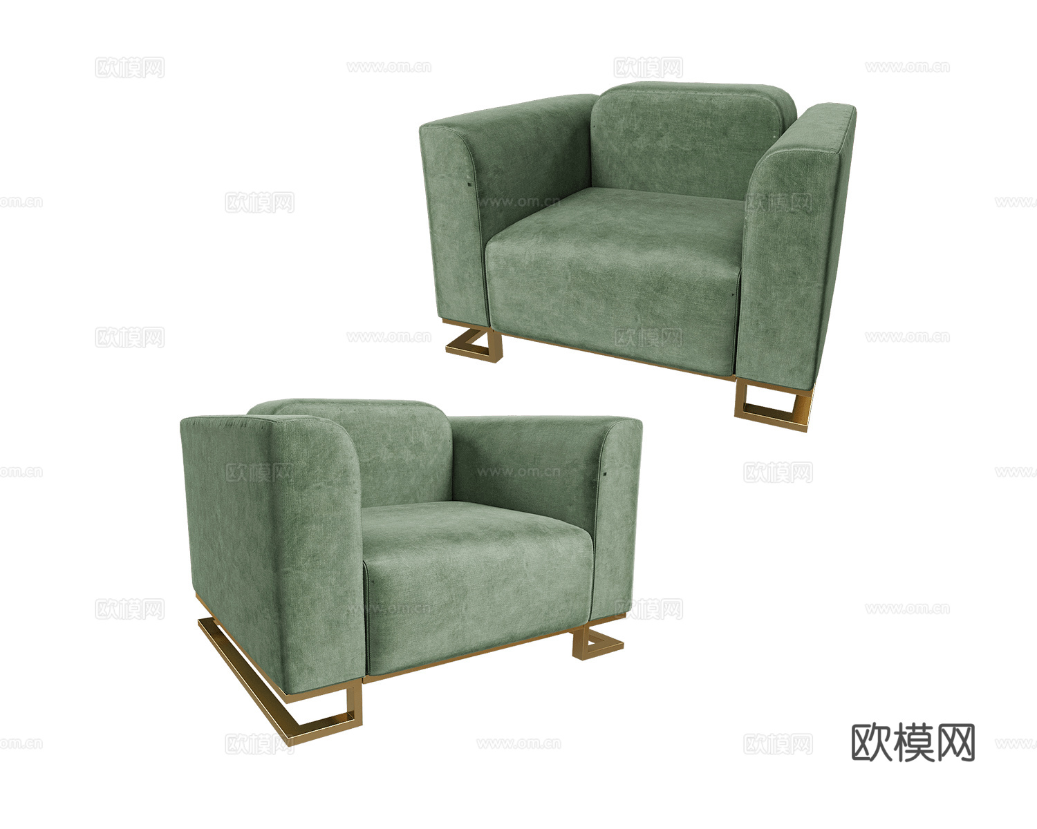 SCAPPINI HOME 单人沙发3d模型下载