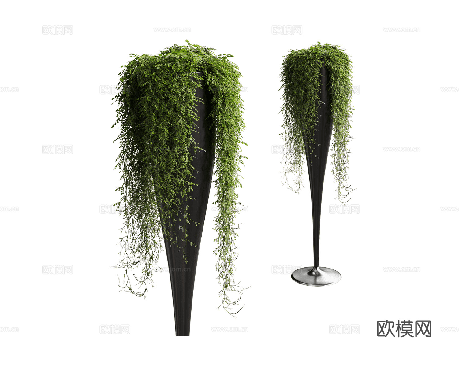 Serralunga 绿植 花几3d模型下载