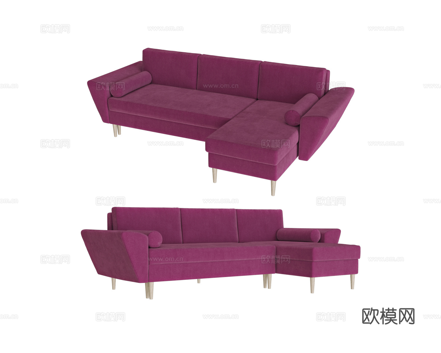 Masterfabrik 转角沙发3d模型下载