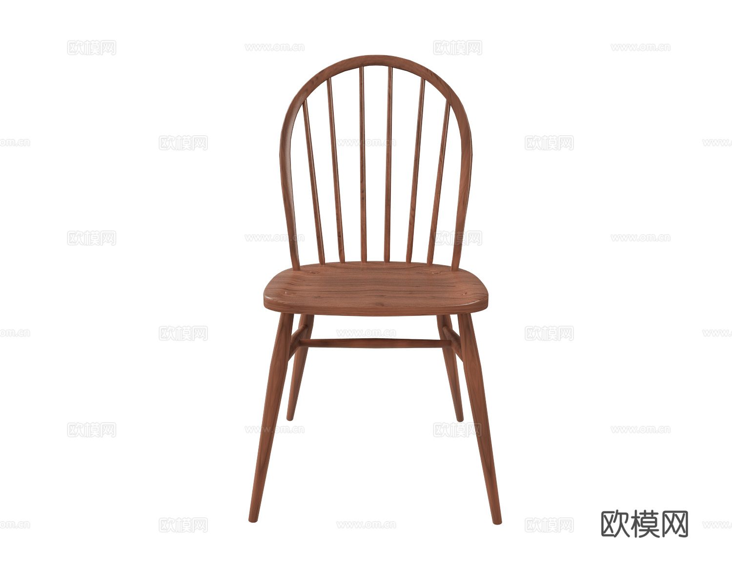 L.Ercolani 原木风餐椅3d模型下载（渲染图2）