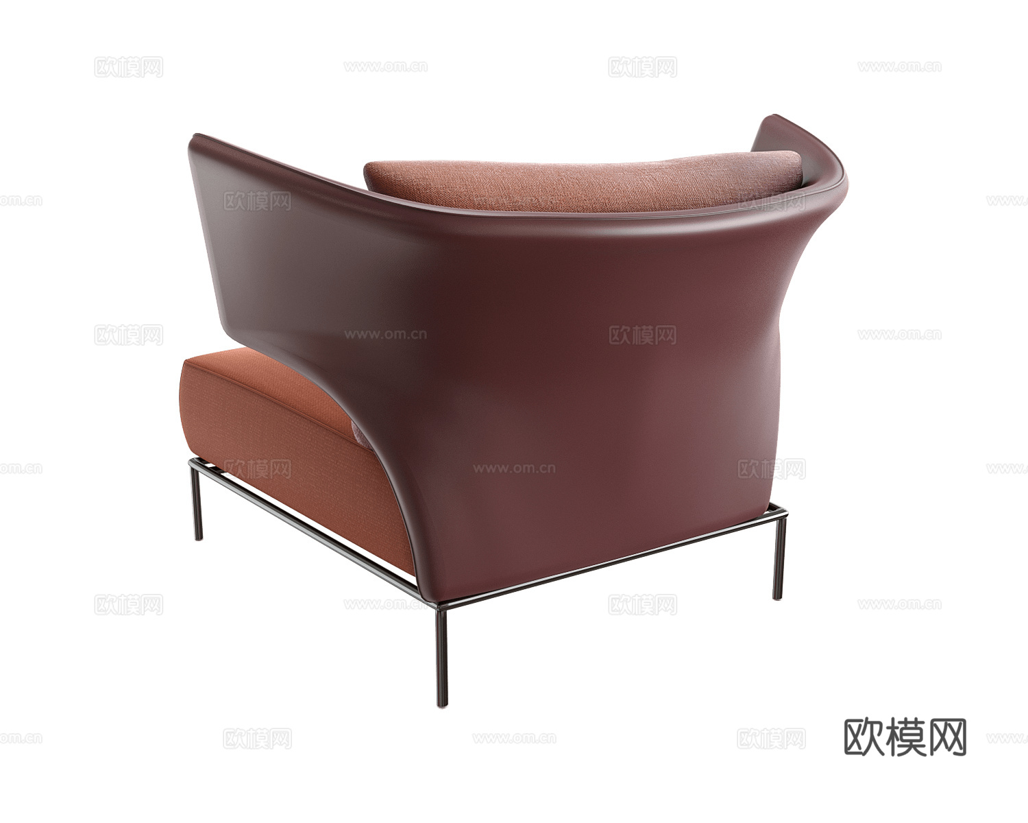 ERBA ITALIA 单人沙发3d模型下载（渲染图1）