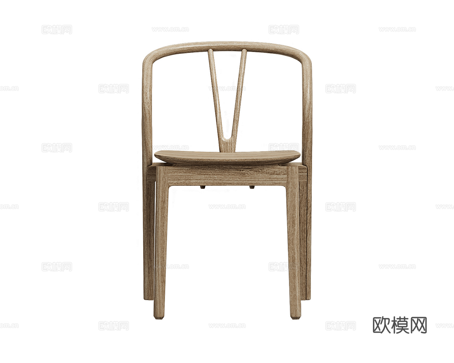 L.Ercolani 中古风餐椅3d模型下载（渲染图1）