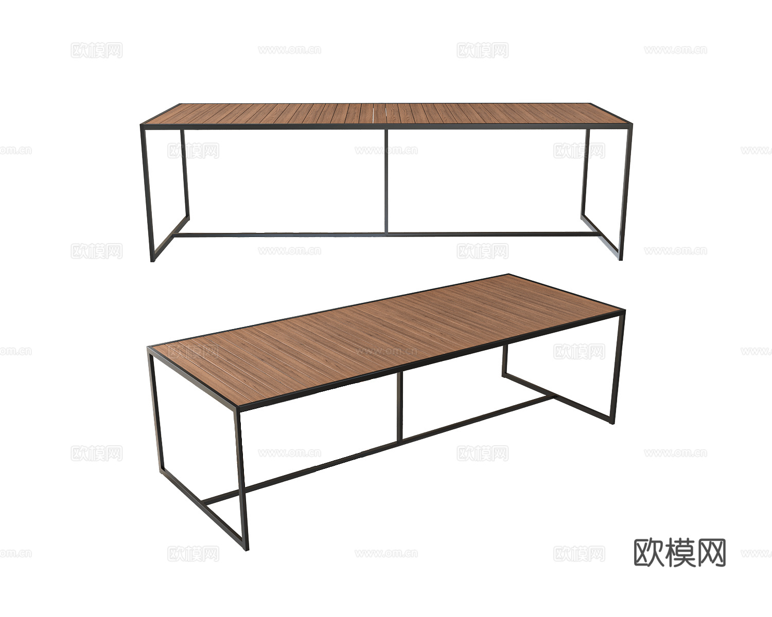 Röshults 长桌 露营户外餐桌3d模型下载