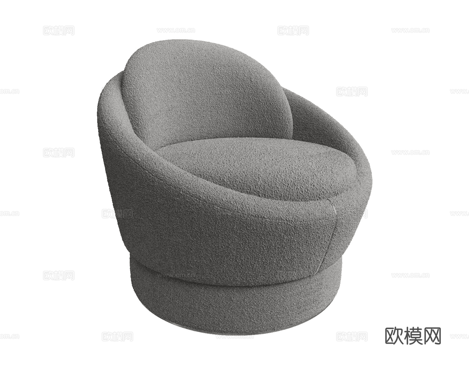 Paolo Castelli 意式单人沙发3d模型下载