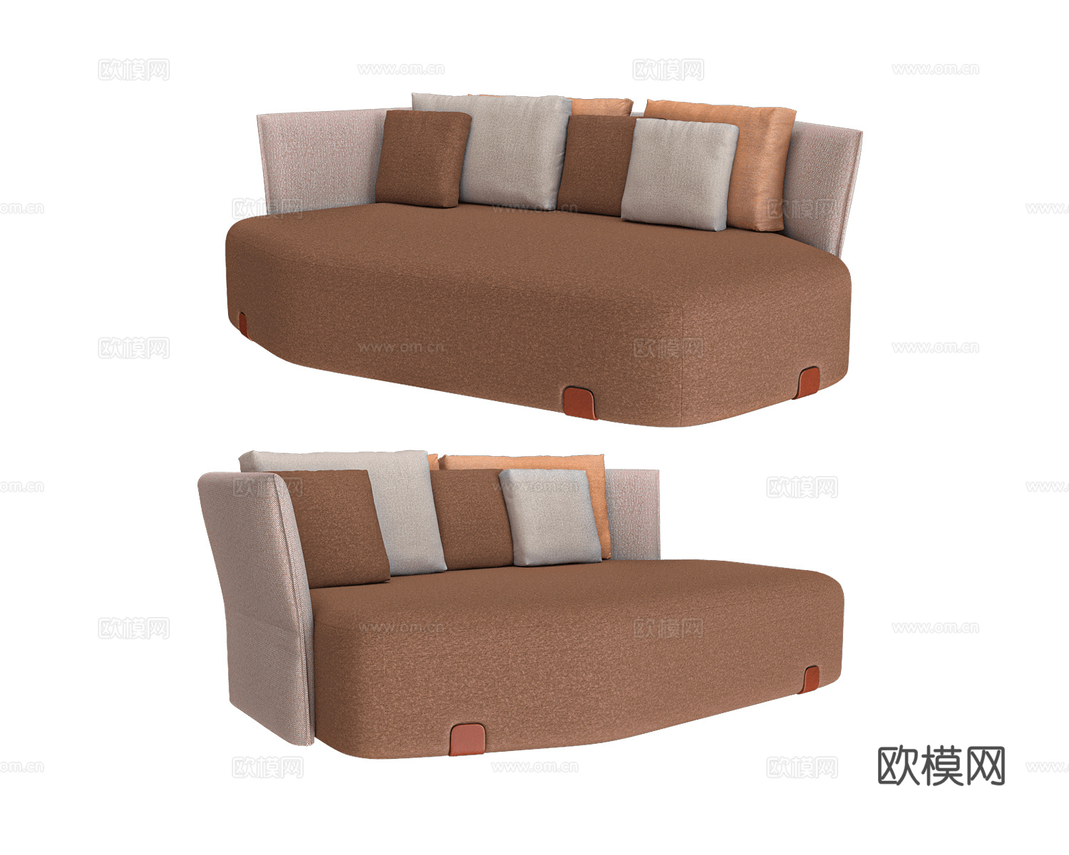 Gandía Blasco 双人沙发3d模型下载