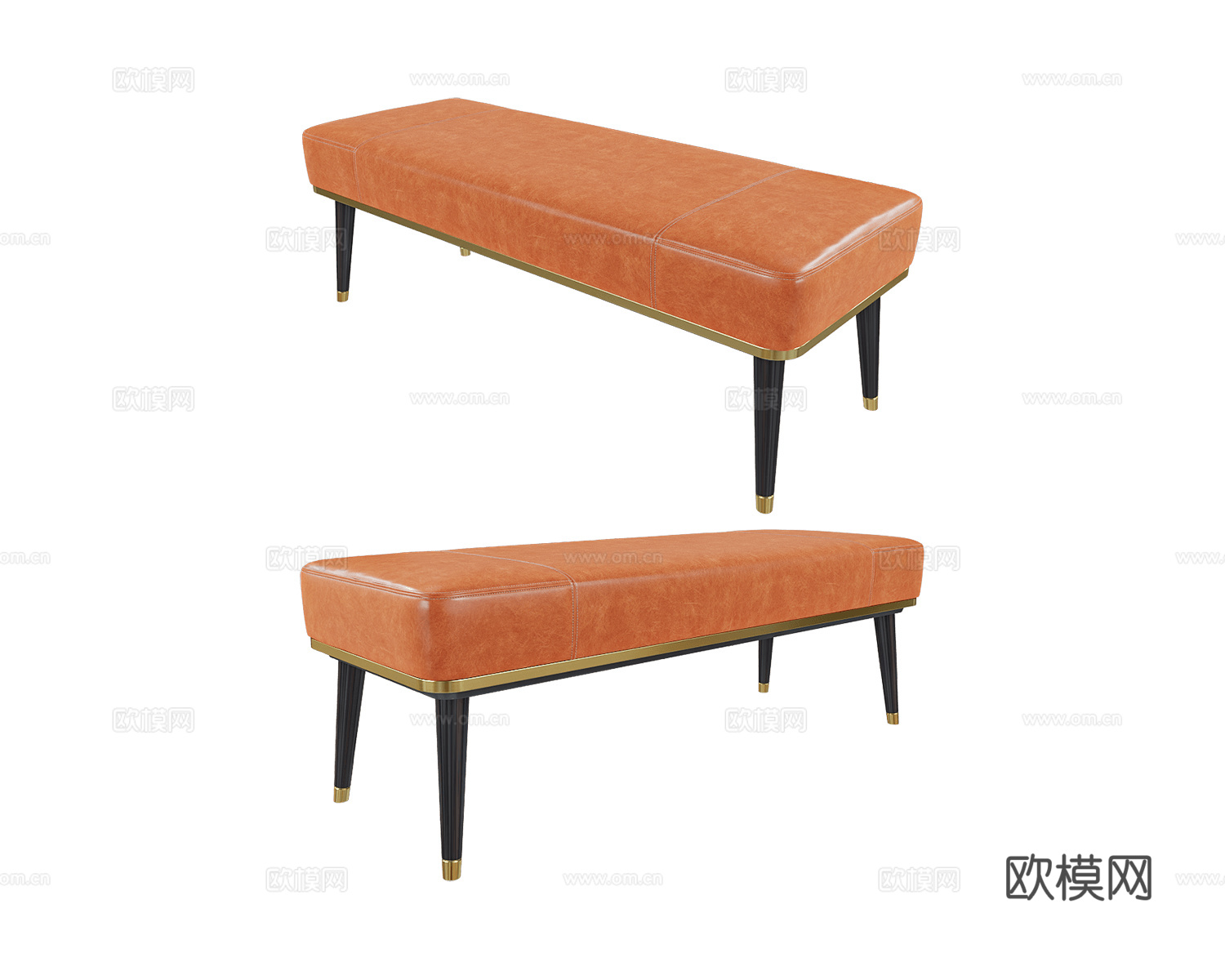 SCAPPINI HOME 床尾凳3d模型下载