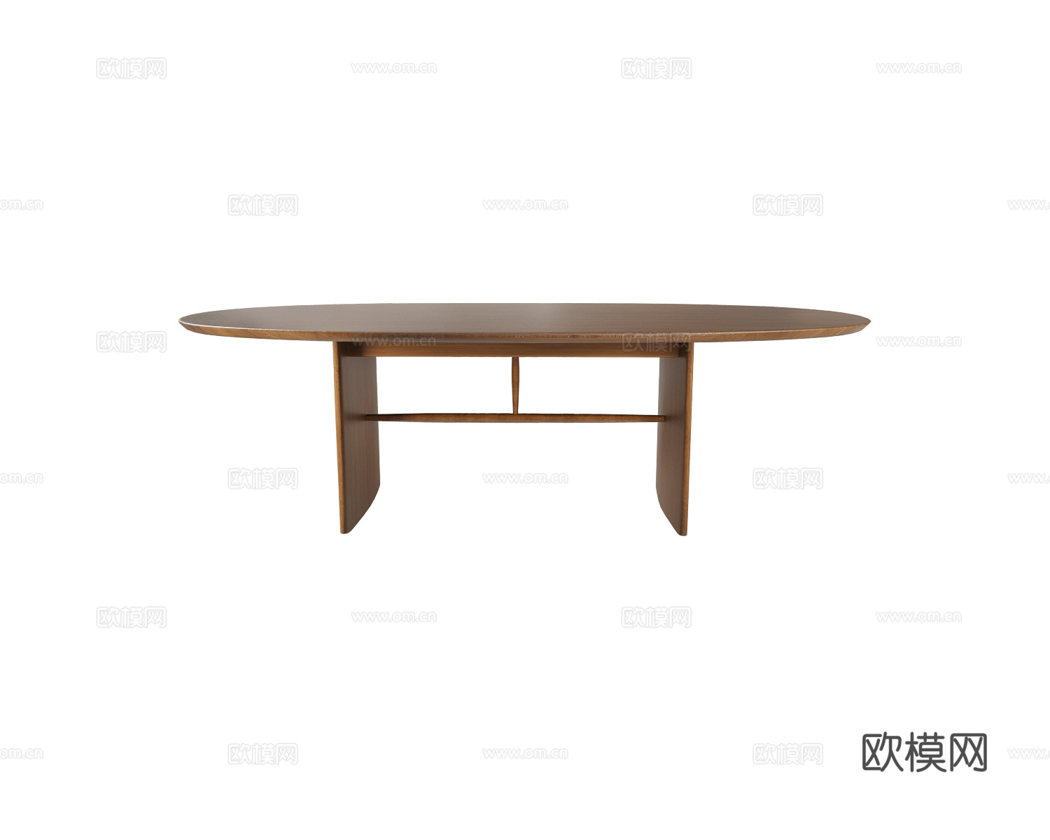 L.Ercolani  原木风餐桌3d模型下载