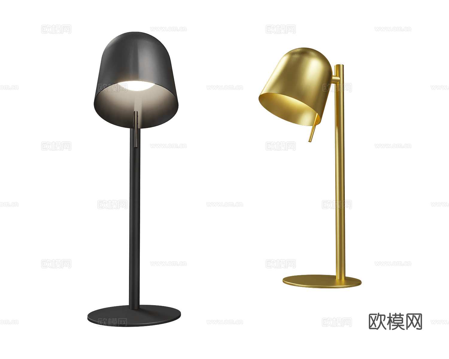 ENOstudio 意式轻奢台灯3d模型下载