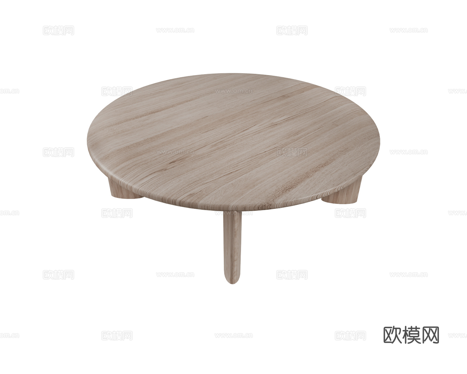L.Ercolani 原木风茶几3d模型下载（渲染图1）