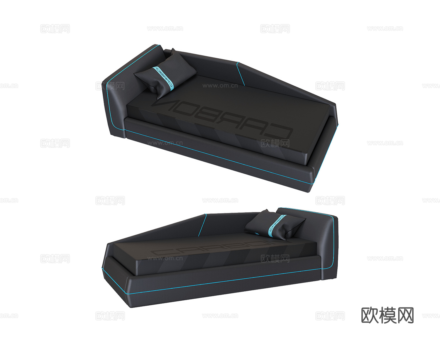 Mirlachev 单人床3d模型下载