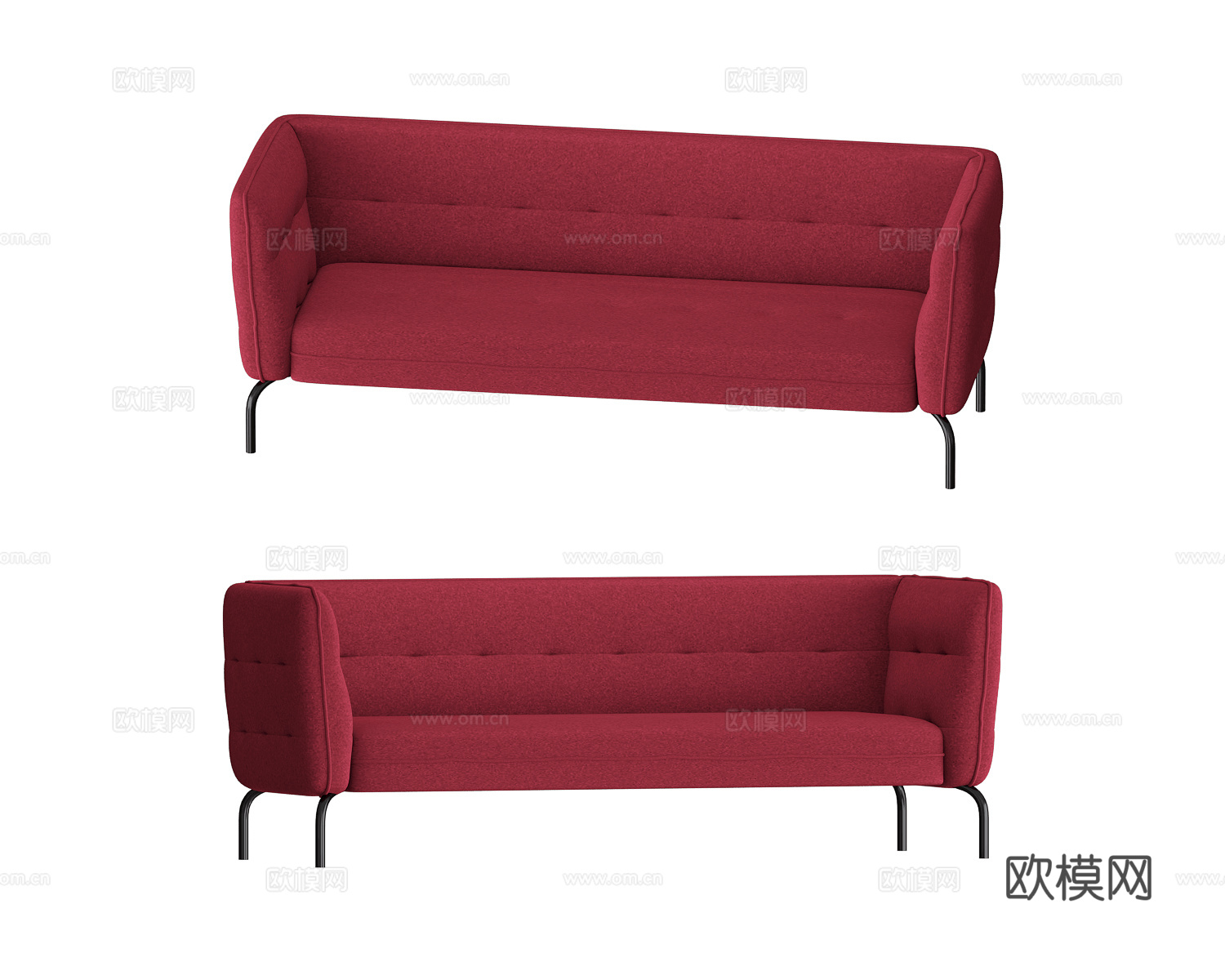 Saiwala 多人沙发3d模型下载