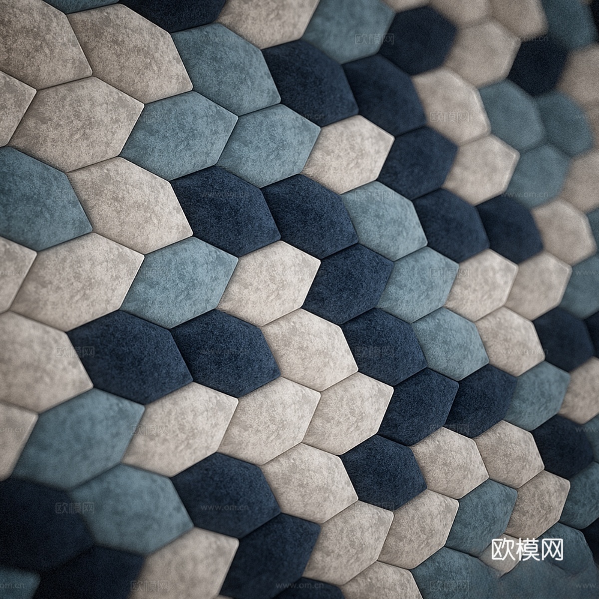 面板，3D，墙面装饰，穿孔，板材3d模型下载