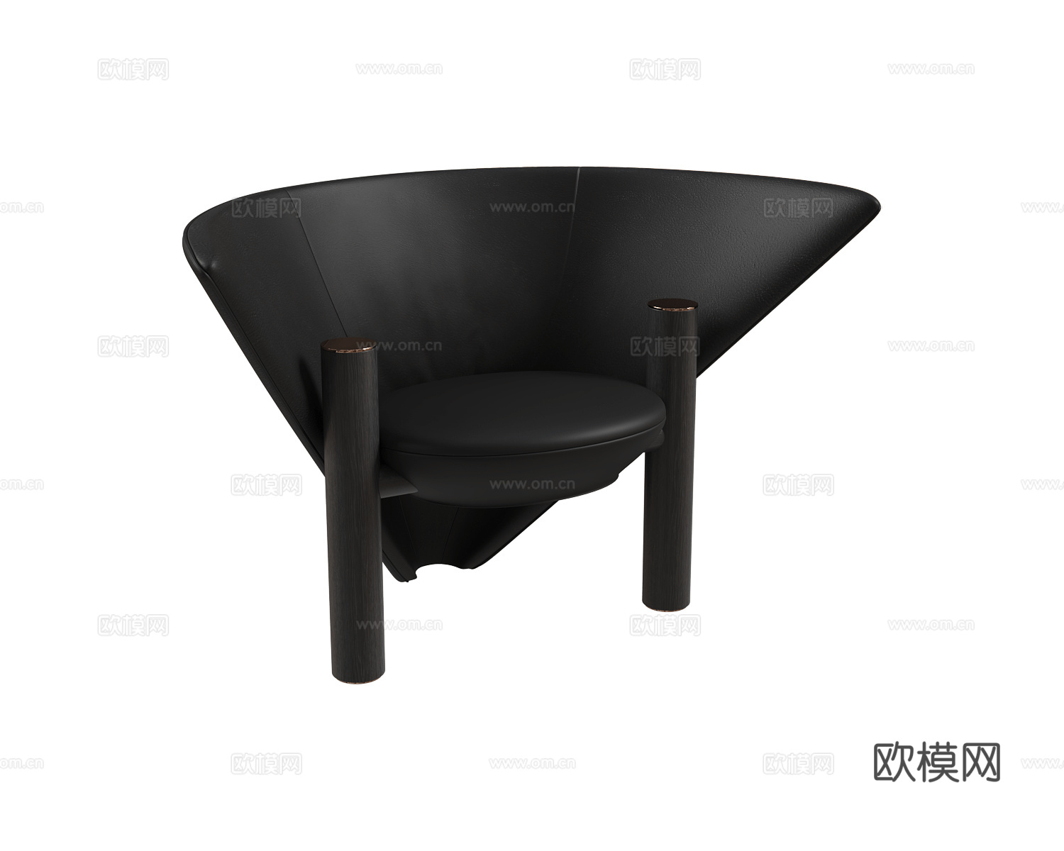 Paolo Castelli 扶手椅3d模型下载（渲染图2）