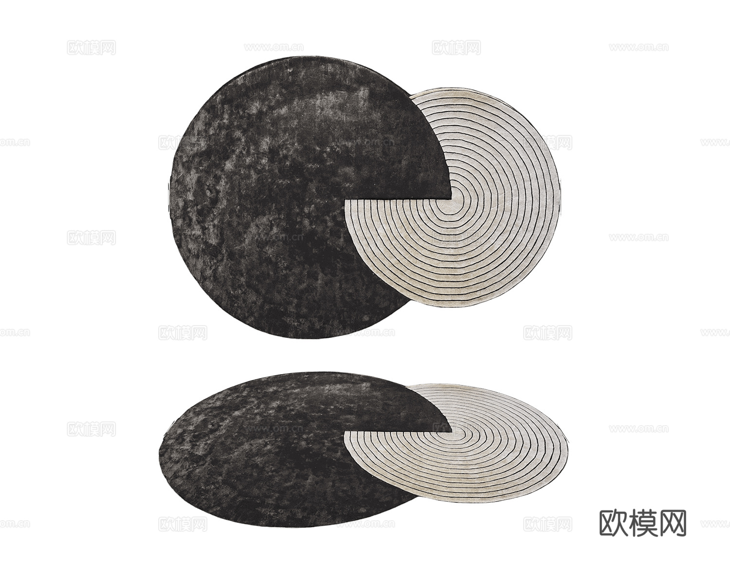 Paolo Castelli 圆形地毯3d模型下载