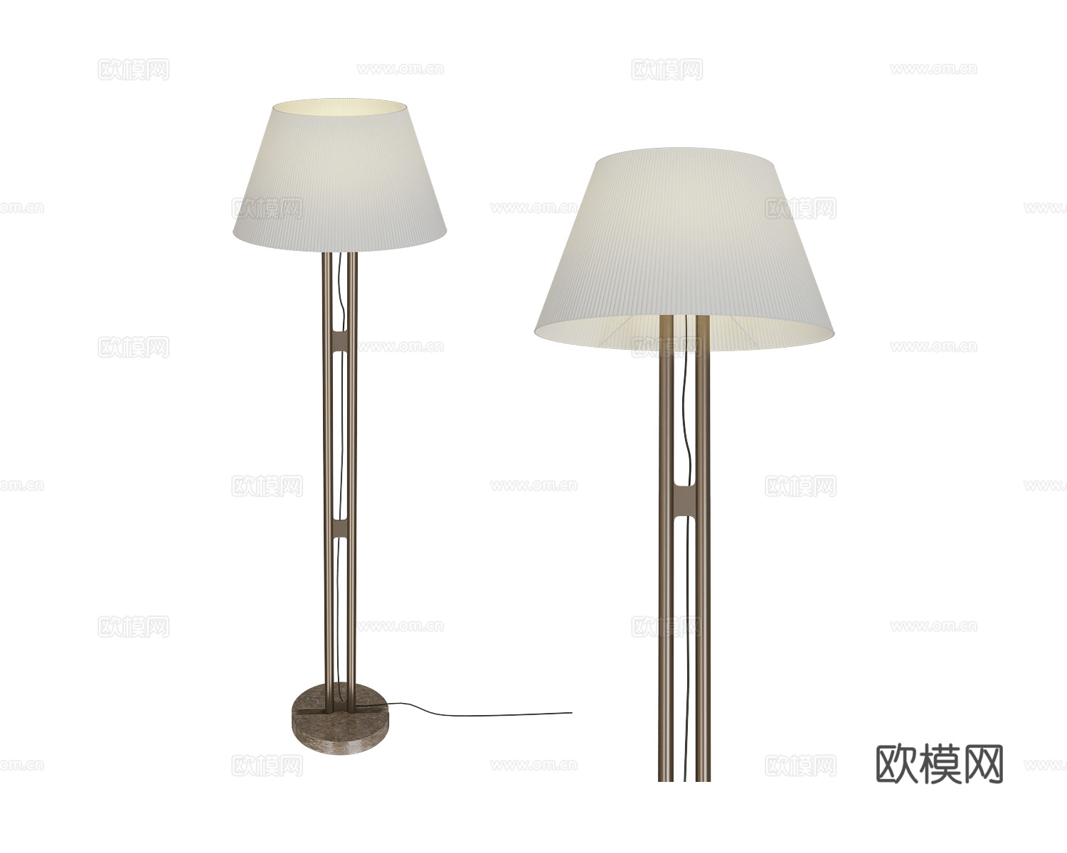 Esedra Design美式落地灯3d模型下载