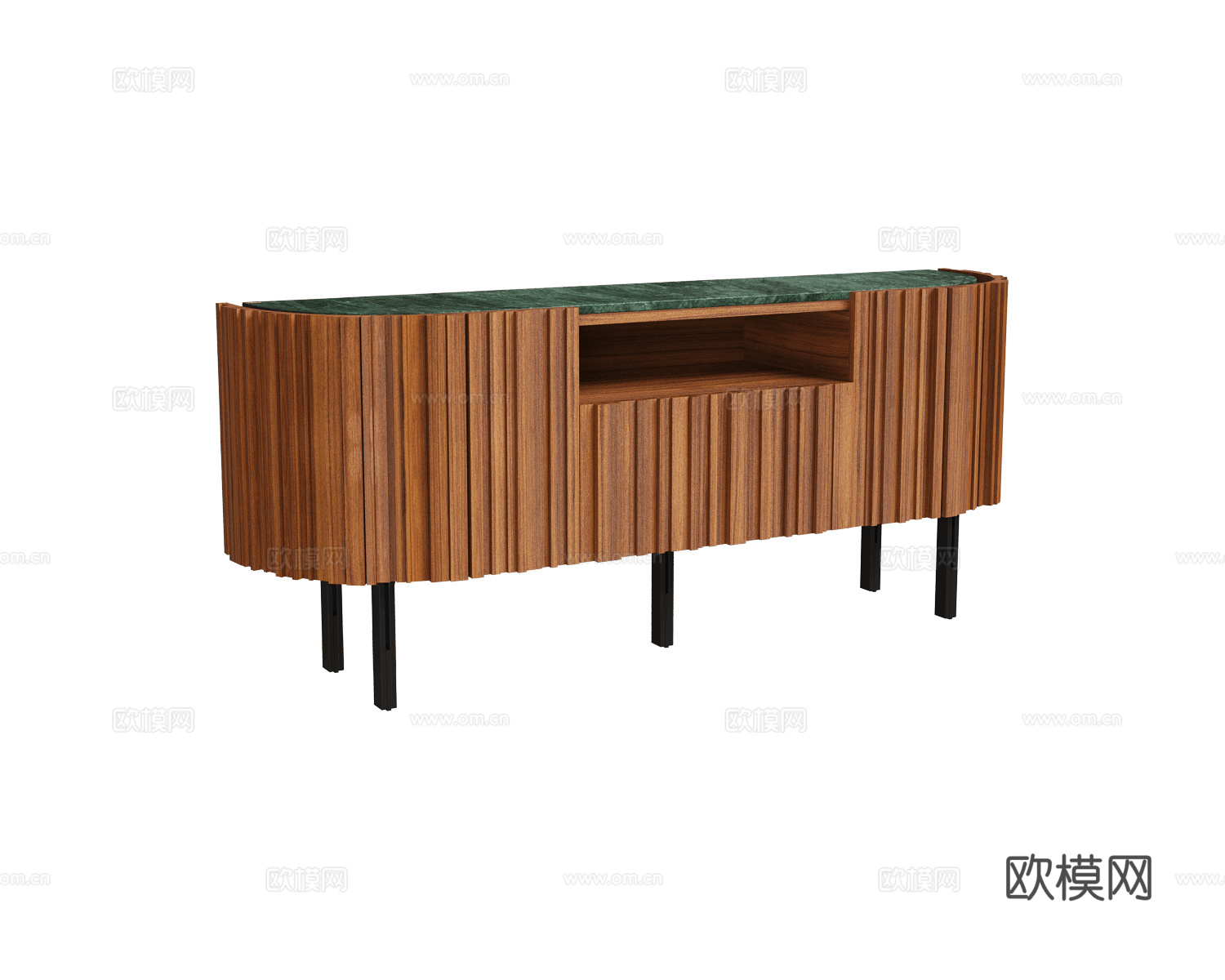 Arbore 原木风电视柜3d模型下载