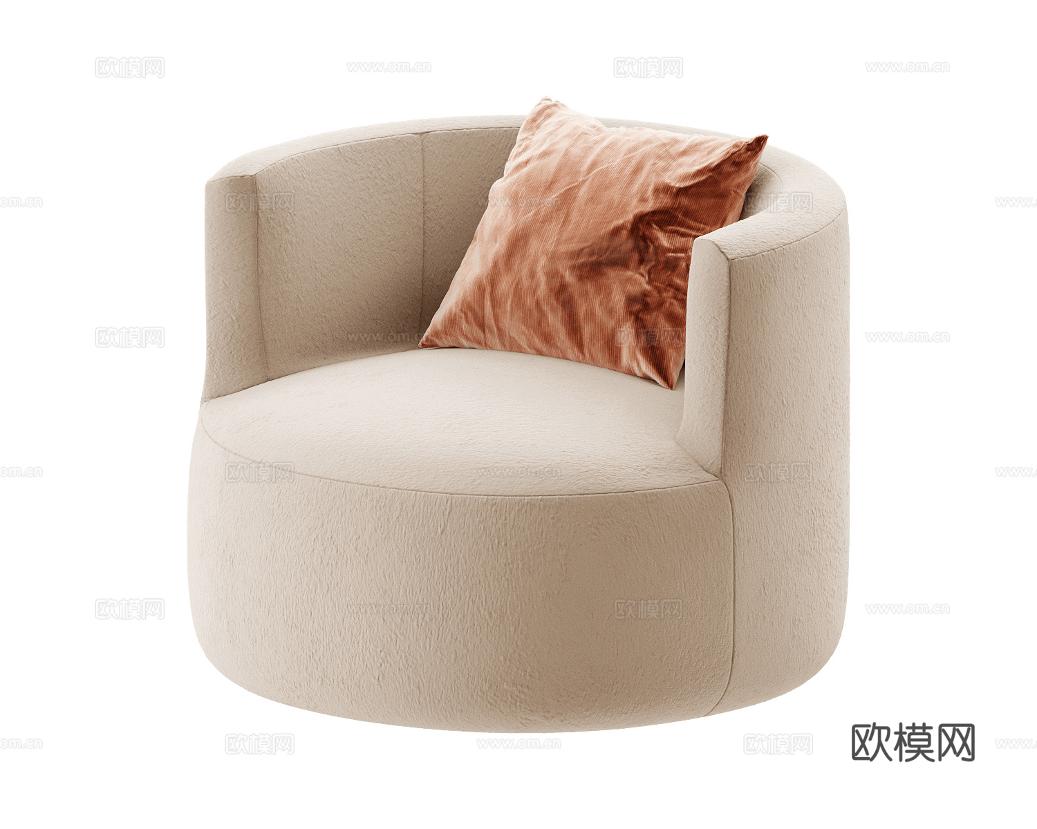 Saba 单人沙发3d模型下载