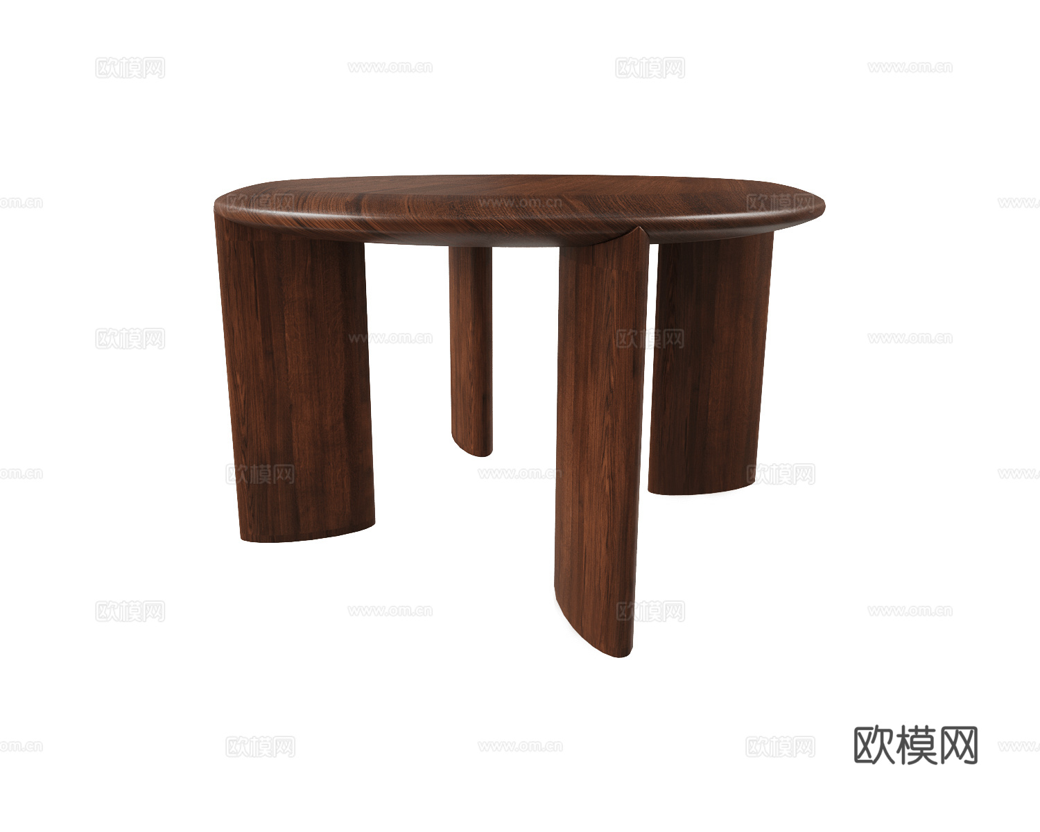 L.Ercolani 中古风茶几3d模型下载（渲染图2）