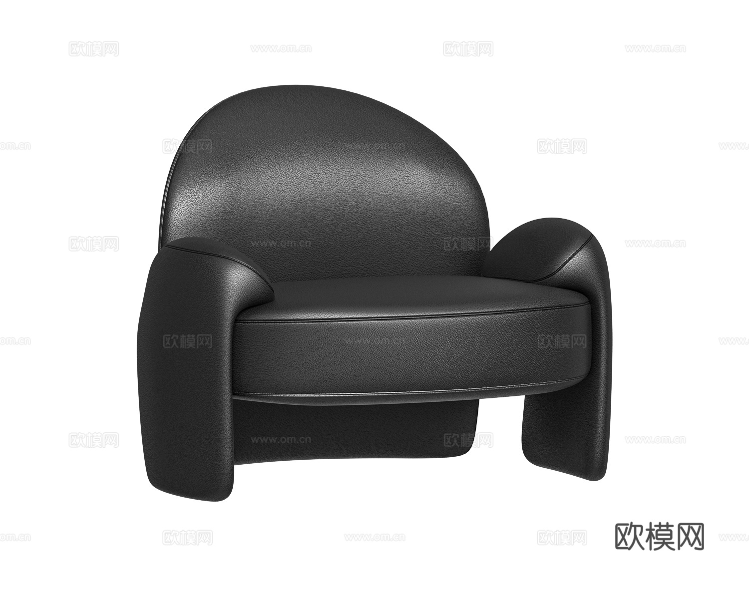 Paolo Castelli 意式单人沙发3d模型下载