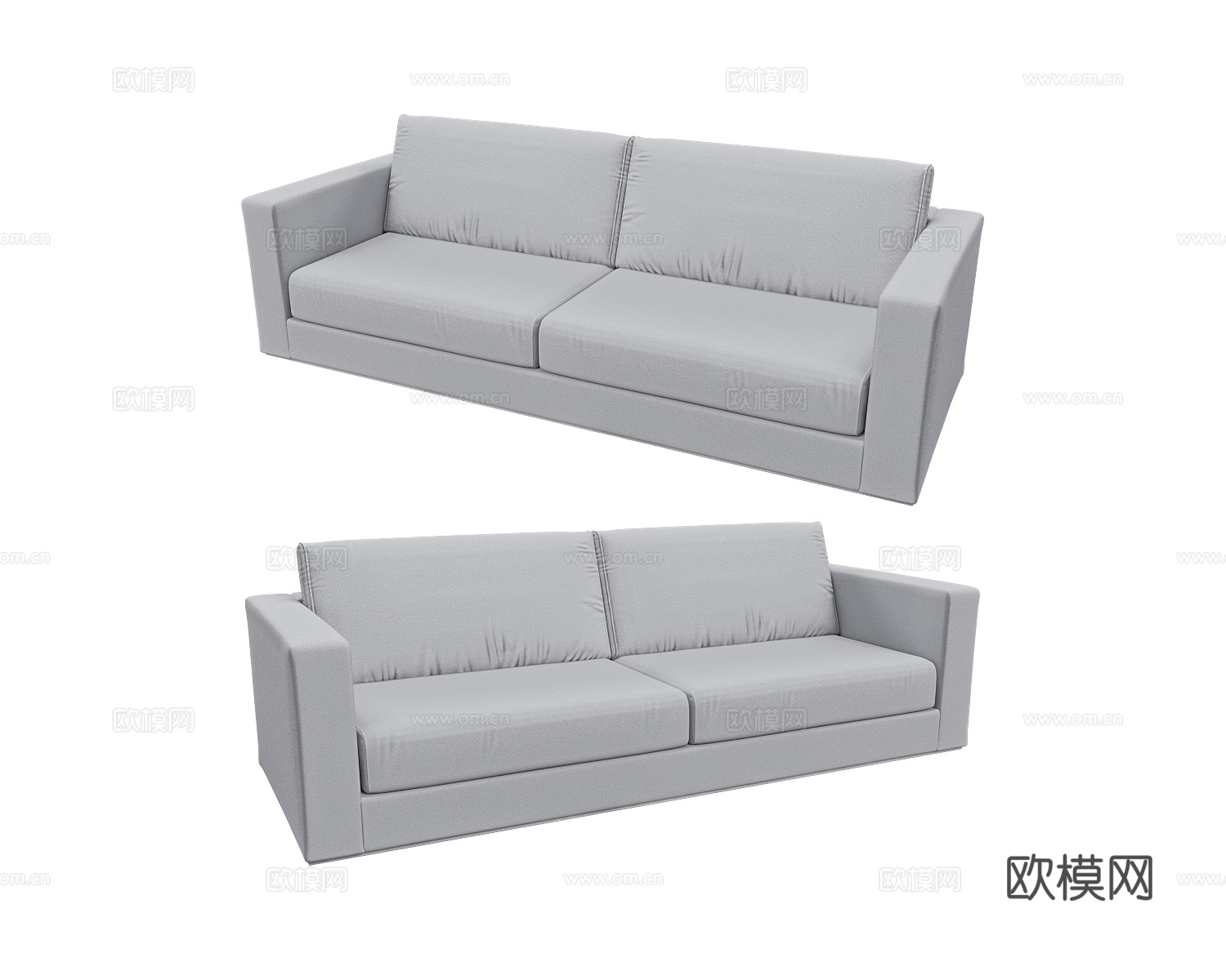 Dantone Home 双人沙发3d模型下载