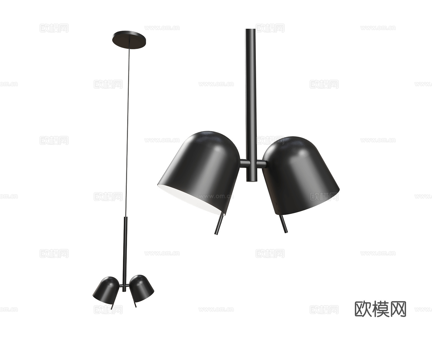 ENOstudio 意式小吊灯3d模型下载