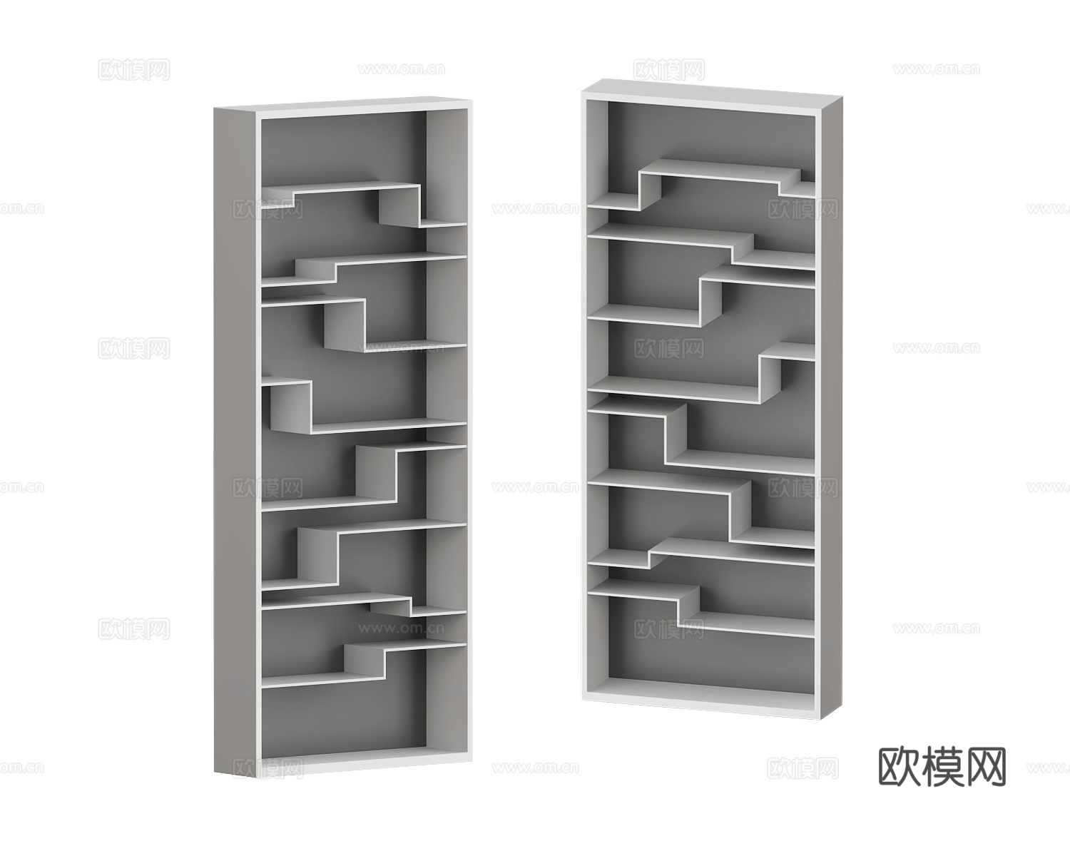 MDF Italia 意式书架3d模型下载