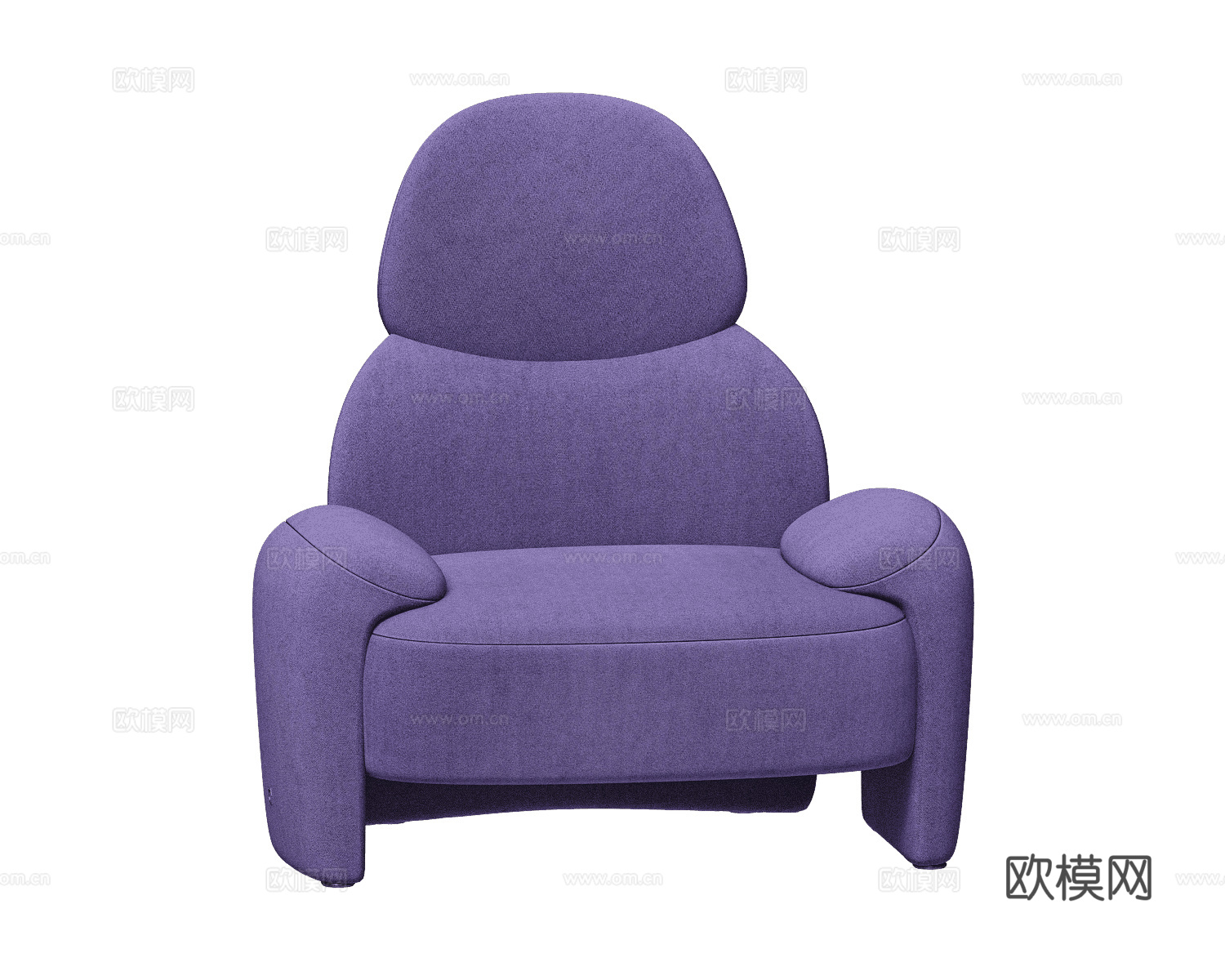 Paolo Castelli 简欧单人沙发3d模型下载