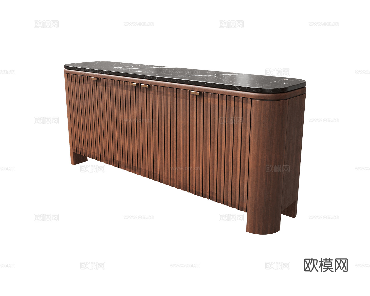 Arbore 原木风餐边柜3d模型下载（渲染图1）