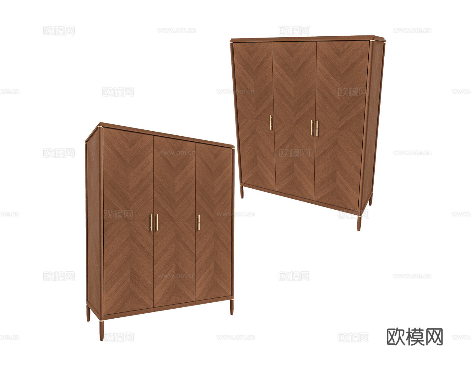 Dantone Home 美式衣柜3d模型下载