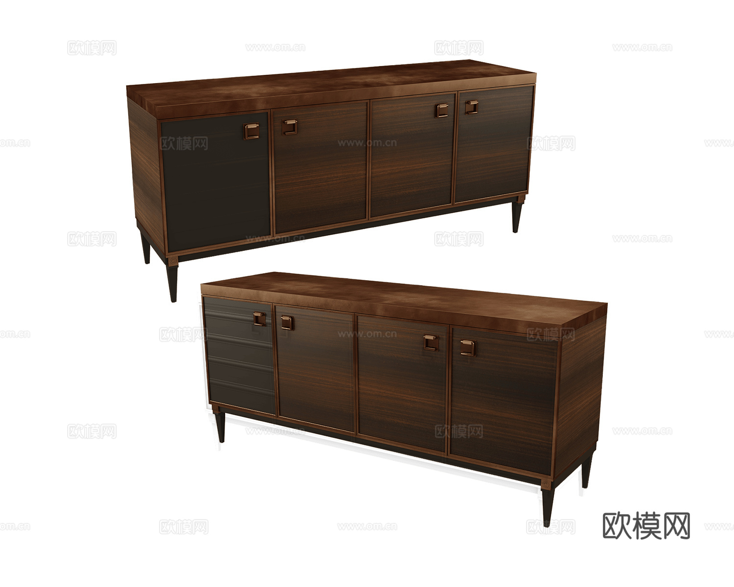 CPRN HOMOOD 美式斗柜3d模型下载