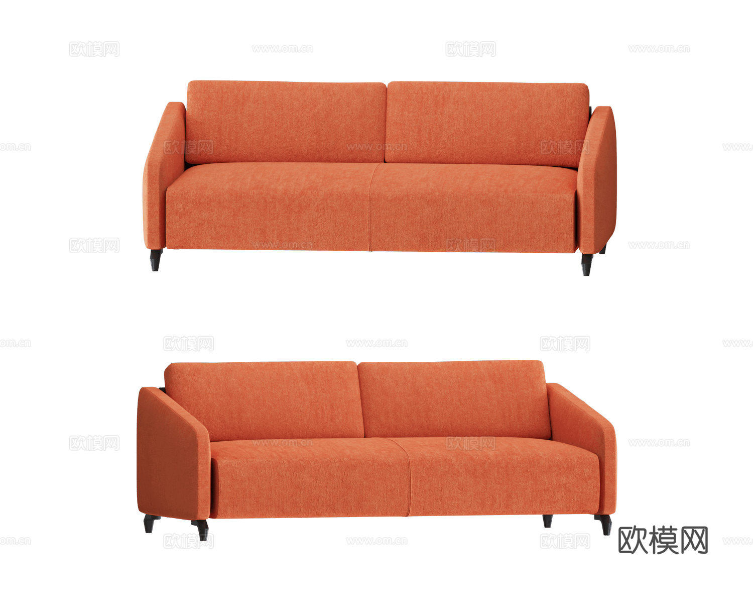 Saiwala 双人沙发3d模型下载