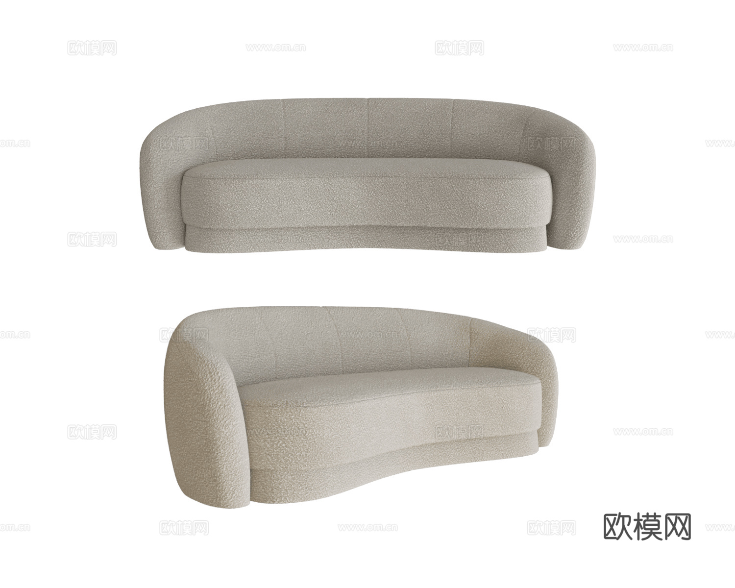 Masterfabrik 双人沙发3d模型下载