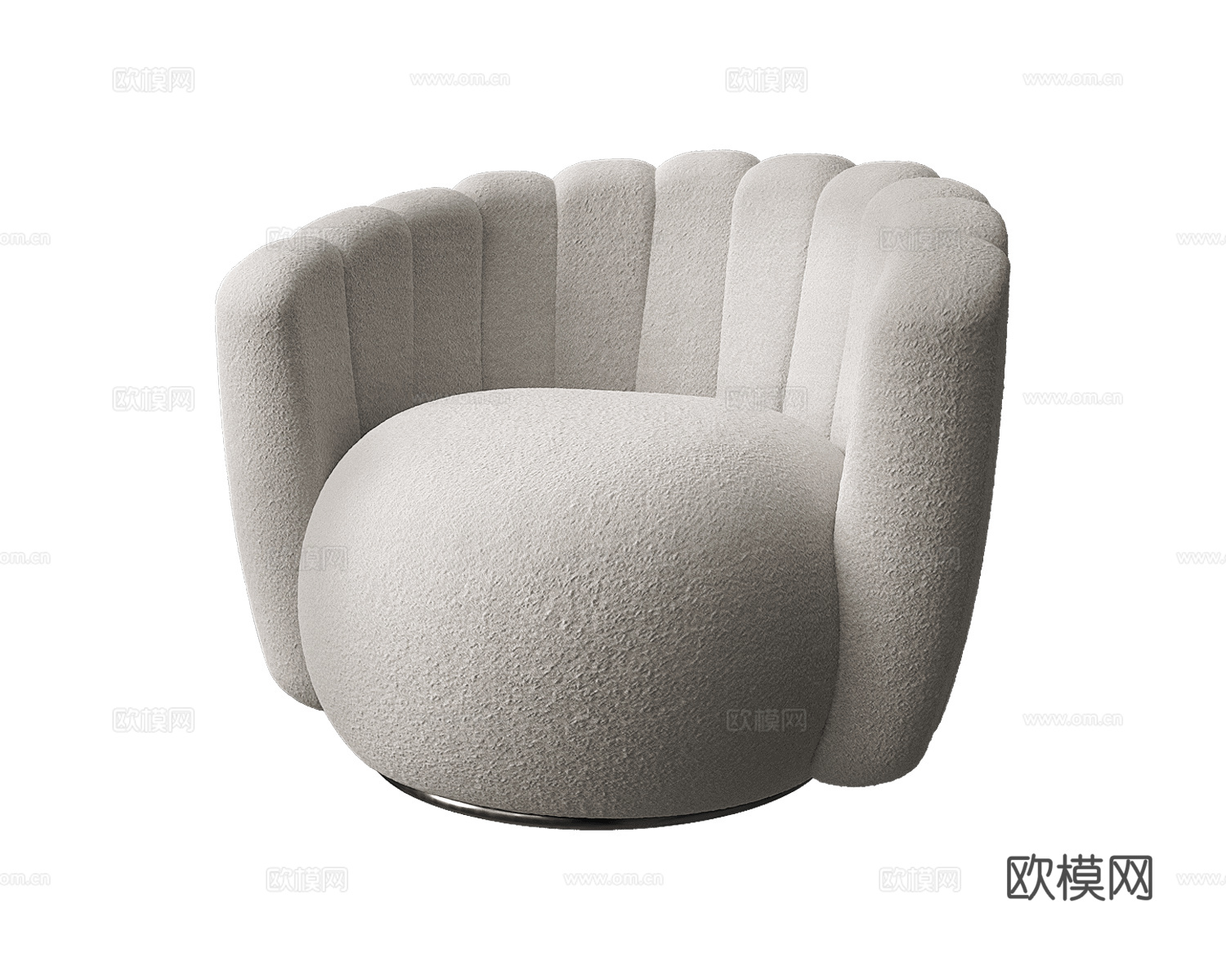 BoConcept单人沙发3d模型下载（渲染图1）